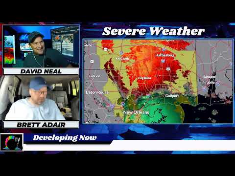 *SEVERE WEATHER LIVE - Tornado Watch 10/29/2022 - Deep South*