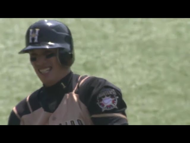 【1回表】ファイターズ・陽 追加点となるタイムリー3ベースヒット!! 2016/5/1 M-F