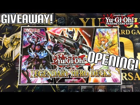 *NEW!* Yu-Gi-Oh! LEGENDARY HERO DECKS UNBOXING! | 3 DECKS + EPIC REPRINTS!!!