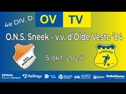 OV-TV | Samenvatting | ONS Sneek - v.v. d'Olde Veste'54 | 05-10-2024 | 4e Div. D