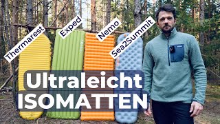 Ultraleichte Isomatten - Die 4 BESTEN im Vergleich (Test)