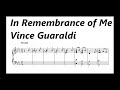 In Remembrance of Me - Vince Guaraldi (sheet)