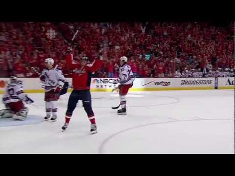 Mike Green Game Winning Goal! Game 4 Rangers @ Caps
