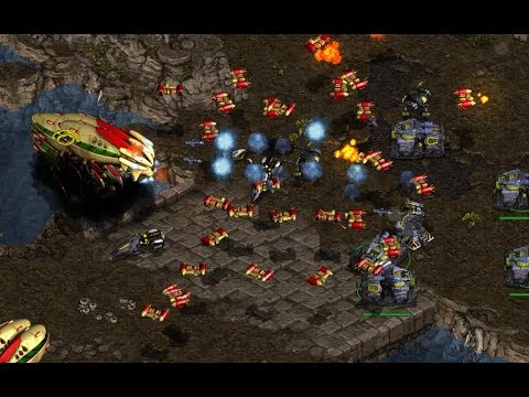 Hiya (T) v Shuttle (P) on Fighting Spirit - StarCraft  - Brood War REMASTERED