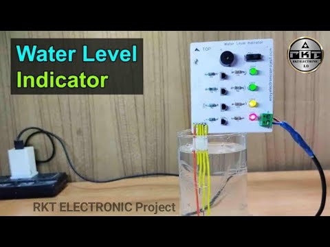 Bc547 water level indicator//How To Make Water Level Indicator