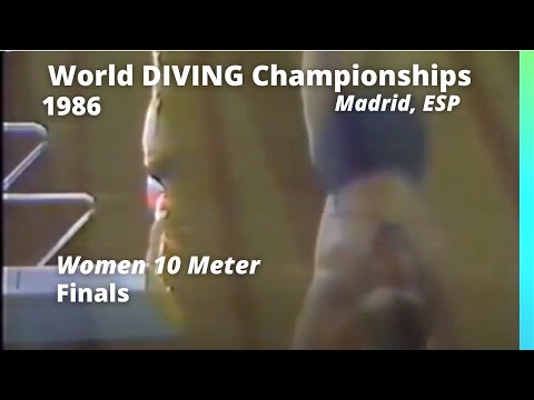 1986 Women 10 Meter World Diving Championships Finals