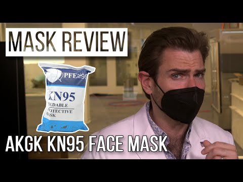 AKGK KN95 mask review video thumbnail