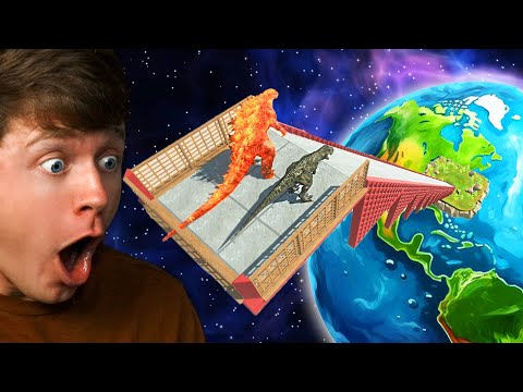 GODZILLA KAIJU vs DINOSAUR the FINAL RACE! - Animal Revolt Battle Simulator