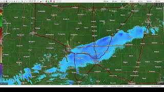 Snowsquall Moves Through The Peoria IL Area!