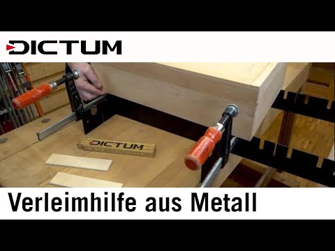 Verleimhilfe - Beide Hände frei für Zwingen und Zulagen