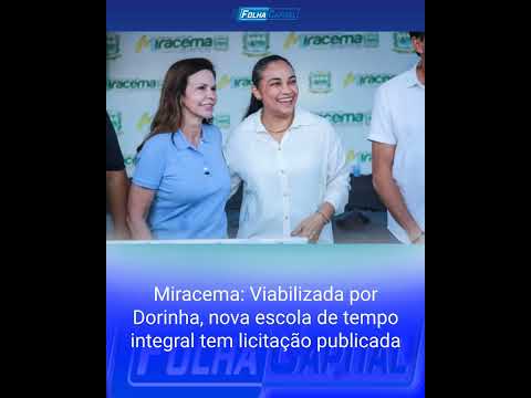 Miracema: Viabilizada por Dorinha, nova escola de tempo integral tem licitação publicada