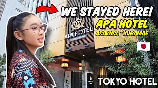Let's take a look at the room we booked in Agoda | Apa Hotel Asakusa-Kuramae, To