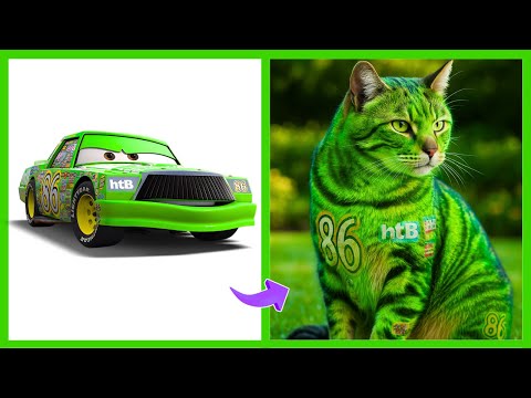 HOW CARS 3 MOVIE CHARACTERS LOOK AS CATS!