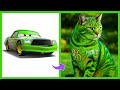 HOW CARS 3 MOVIE CHARACTERS LOOK AS CATS