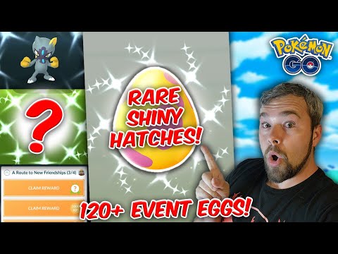 Rare Shinies Caught! 120+ Event Eggs Hatched! Mateo Special Research Completed! (Pokémon GO)
