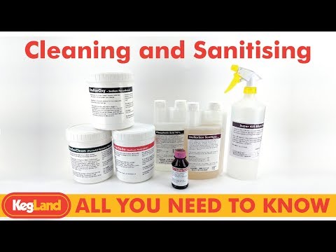 Cleaning and Sanitising - All you need to know - The KegLand Range