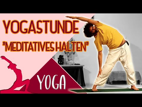 Yogastunde "Meditatives Halten" mit Fernando  - Yoga Vidya Mittelstufe Live - 16:15 Uhr 27.01.2021