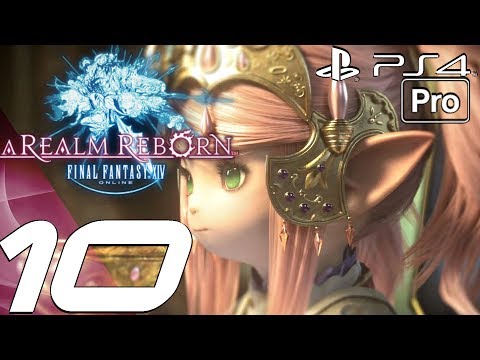FINAL FANTASY XIV - Gameplay Walkthrough Part 10 - Ifrit Boss Fight (PS4 PRO)