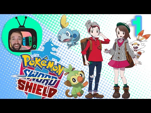 LIVE Pokemon Shield Gameplay! Nintendo Switch New Gen 8 Part 1!