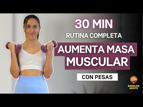 Haz Esto y Aumenta Masa Muscular | Ejercicios Cuerpo Completo, Con Pesas