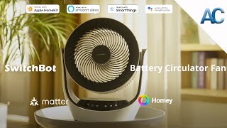 Switchbot Ventilatore Smart | Con batteria e inclinazione fino a 90°