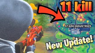 Fortnite Iron man Update! 11kill on Squad!