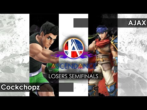 Smash 4: PBG | MNK | Cockchopz (Little Mac) V AJAX (Ike/Mario) - Ascendance 34 Tournament SSB4