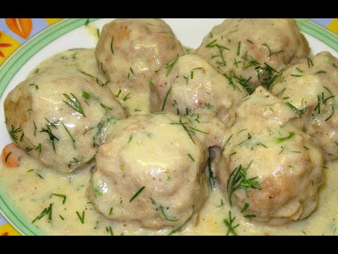 Meatballs in dill sauce - a delicious dinner idea, meatballs in dill sauce (meatballs)