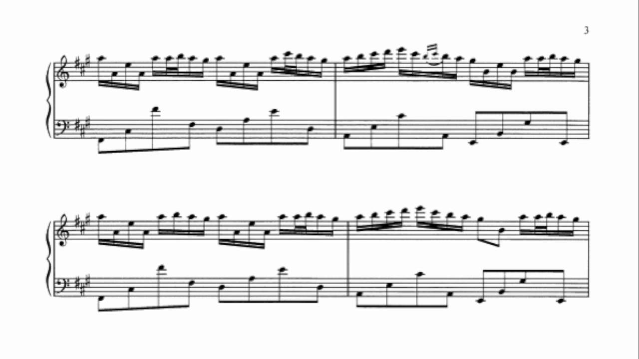 River flows in you - Yiruma (piano music sheet)