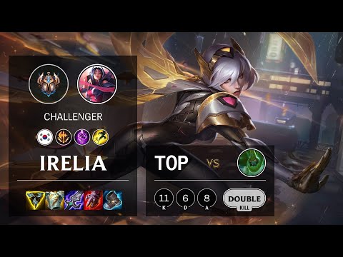 Irelia Top vs Zac - KR Challenger Patch 10.24