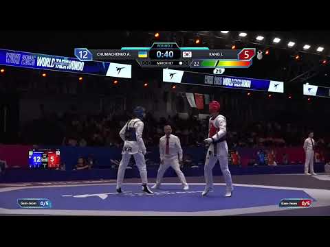 107 Round of 64 Men  74kg UKR CHUMACHENKO A  KOR KANG J  PGM
