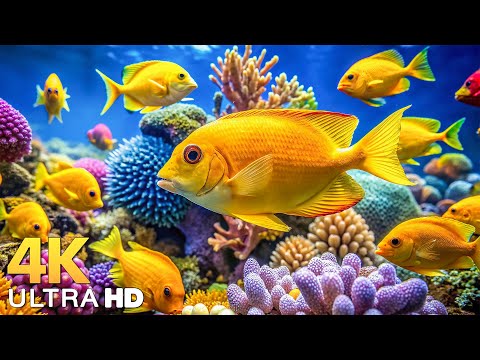 The Best 4K Aquarium for Relaxation II 🐠 Relaxing Oceanscapes - Sleep Meditation 4K UHD Screensaver