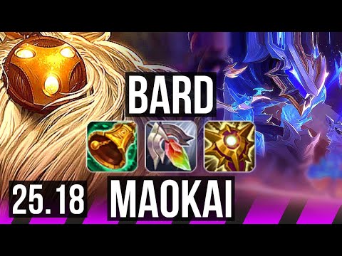 BARD & Vayne vs MAOKAI & Kai'Sa (SUP) | KR Challenger | 25.18