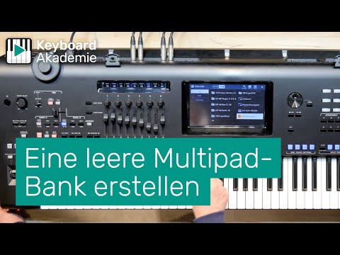Eine leere Multipad-Bank erstellen | Power-Tipp | Genos / PSR-SX900 / SX700