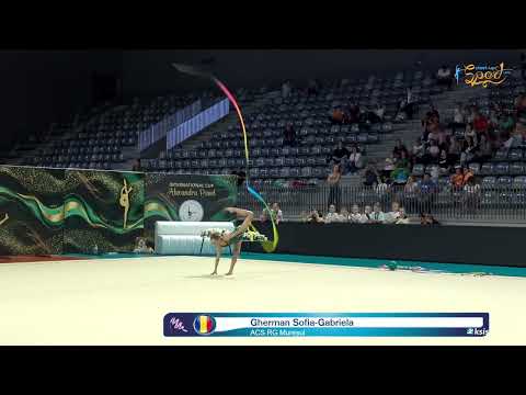 Gherman Sofia Gabriela  ACS RG Mureșul ROU Children  Ribbon 🏆 INT CUP Alexandra Pavel – Ediția a II