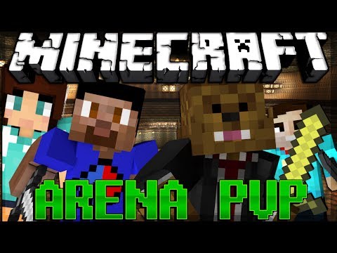 JeromeASF - THE DREAM TEAM 4vs4 Minecraft Arena Battle PVP Showdown w/ Vikkstar, AshleyMariee, and Will