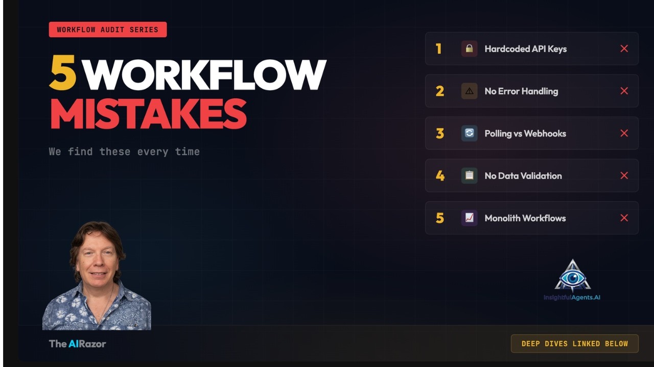5 n8n Workflow Mistakes