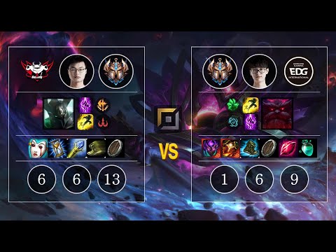 JDG 705 Mordekaiser vs EDG Meiko Ornn Top - KR Challenger Patch 10.11