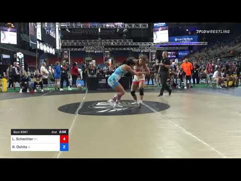 122 Lbs Consi Of 32 #1 - Lara Schechter, New York Vs Rachel Oshita, Hawaii 081d