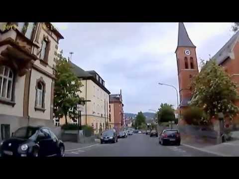 D: Marktredwitz. Landkreis Wunsiedel. Fahrt durch die Stadt. Mai 2014