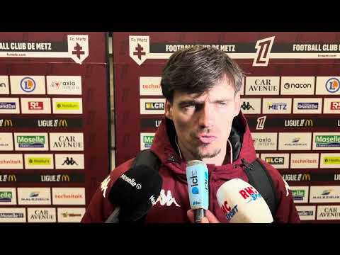 FC Metz-AJ Auxerre: "We couldn't break through Auxerre's wall," Jessy Deminguet's reaction #FCMAJA
