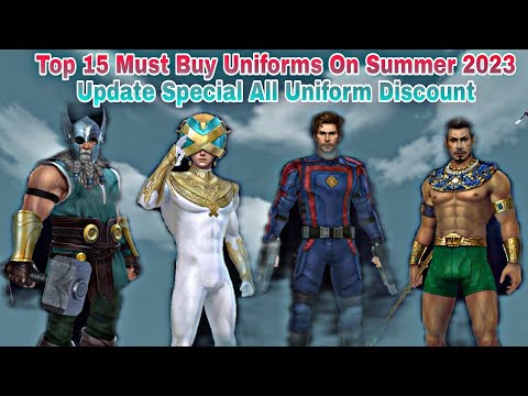 Top 15 Must Buy Uniforms On Summer 2023 Update Special All Uniform Discount - Marvel Future Fight