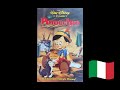 Opening Pinocchio VHS 1993 ITALIANO