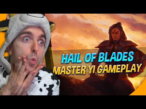 HAIL OF BLADES ACTION WITH MASTER YI - COWSEP GAMING