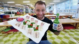 Eating KOREAN SUSHI at The BIGGEST Seafood Market in Korea | Busan, South Korea
