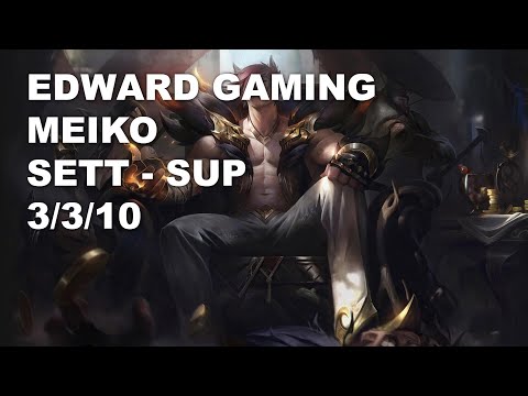 EDward Gaming Meiko Sup Sett vs Nautilus - KR Challenger Patch 10.8