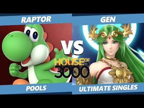 Xeno 200 Pools - Raptor (Yoshi) Vs. Gen (Palutena) Smash Ultimate - SSBU