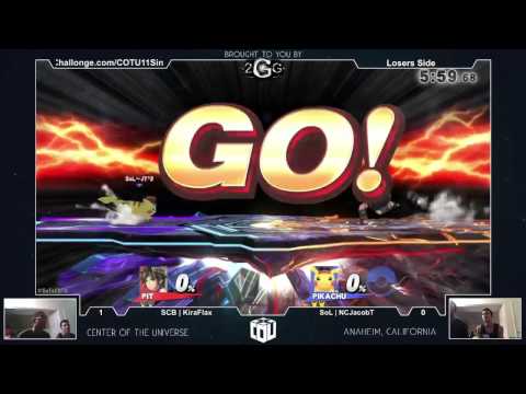 COTU XI - SCB | Kiraflax Vs. SoL | NCJacobT SSB4 Losers Side - Smash Wii U