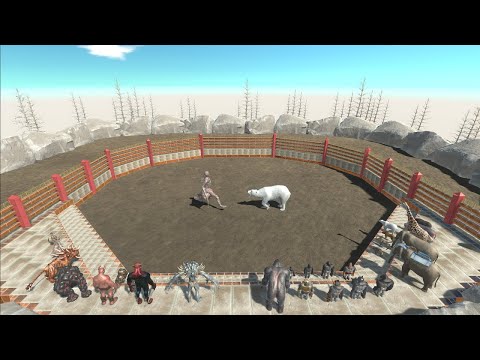 INFERNALS VS MUTANT PRIMATES + MODERN MAMMALS Tournament - Animal Revolt Battle Simulator ARBS