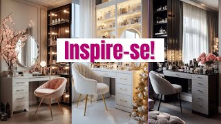 + de 50 ideias de Penteadeiras para montar seu cantinho de autocuidado ??